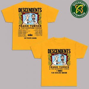 Descendents X Frank Turner And The Sleeping Souls With Nobro US Tour 2026 T-Shirt Merchandise