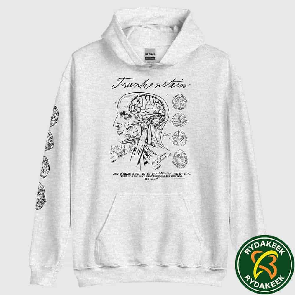 Frankenstein The Creature Pull Over Hoodie Shirt Merchandise 2025