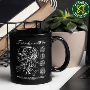 Frankenstein 2025 Merchandise Ceramic Mug Anatomy Drawing