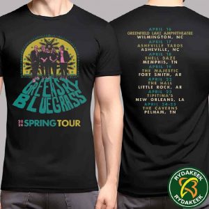Greensky Bluegrass Spring Tour 2026 Dates List Printback Merchandise T-Shirt