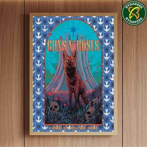 Guns N Roses Brasilia Brazil 2025 Concert Poster At Arena BRB On November 2 Home Decor Poster Canvas