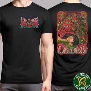 Guns N Roses Cuiaba 2025 Exclusive Poster Tiger Artwork At Arena Pantanal On October 31 T-Shirt