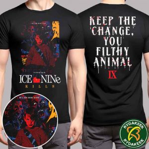 Ice Nine Kills A Christmas Gory Merch 2025 X Home Alone Film Keep the Change T-Shirt