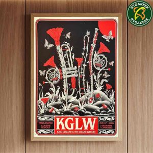 King Gizzard And The Lizard Wizard Paris France 2025 Concert Poster At LA Seine Musicale On November 5 With Orchestre Lamoureux Home Decor Poster Canvas