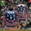 Kiss Band 50th Anniversary Christmas Lights Pattern Christmas Ugly Sweater Gift For Family And Friends Kiss Band 50th Anniversary Christmas Lights Pattern Christmas Ugly Sweater Gift For Family And Friends
