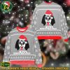 Kiss Band Merry Kissmas Red And Black Snowy Stage Christmas Ugly Sweater Gift For Family And Friends Kiss Band Merry Kissmas Red And Black Snowy Stage Christmas Ugly Sweater Gift For Family And Friends