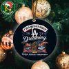 MLB Los Angeles Dodgers 2025 World Series Champions Custom Name Tree Decor Xmas Ornament