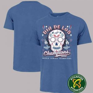 MLB Los Angeles Dodgers MLB 2025 World Series Champions Dia De Los Champions Franklin T-Shirt