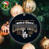MLB Los Angeles Dodgers Rawlings 2025 World Series Champions Tree Decoration Christmas Ornament MLB Los Angeles Dodgers Rawlings 2025 World Series Champions Tree Decoration Christmas Ornament