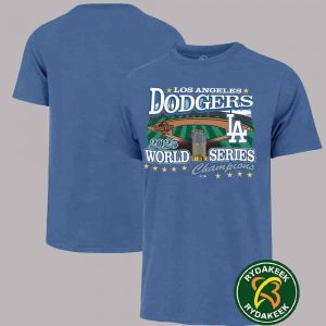 MLB Los Angeles Dodgers Royal 2025 World Series Champions Franklin T-Shirt