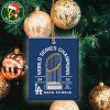 MLB Los Angeles Dodgers Wincraft 2025 World Series Champions Christmas Ornament For Fans Or Family