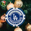 MLB Los Angeles Dodgers Wincraft 2025 World Series Back To Back Champions Christmast Ornament For Fans And Family MLB Los Angeles Dodgers Wincraft 2025 World Series Back To Back Champions Christmast Ornament For Fans And Family