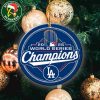 MLB Los Angeles Dodgers Wincraft 2025 World Series Champions Official Logo Christmas Ornament For Fans Or Family