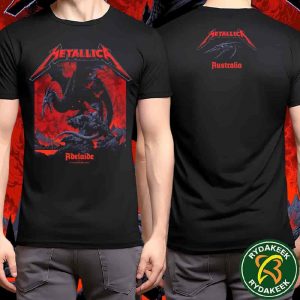 Metallica M72 Adelaide Australia 2025 Ken Taylor Black Dragon Pop-Up Exclusive Tee On November 5 At Adelaide Oval T-Shirt Merchandise