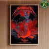 Metallica M72 Melbourne Australia 2025 Exclusive Poster At Marvel Stadium Created By Rhys Cooper On November 8 Home Decor Poster Canvas