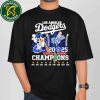 MLB 2025 World Series Champions Los Angeles Dodgers Official Artwork T-Shirt