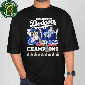 Mickey Mouse X Los Angeles Dodgers World Series Champions 2025 shirt