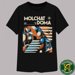 Molchat Doma Band Veltrac Music Festival 2025 Lima Peru Exclusive Poster T-Shirt