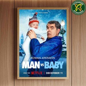 Mr Bean Rowan Atkinson Official Poster MAN VS BABY coming on December 11th 2025