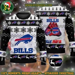NFL Buffalo Bills Bills Mafia Christmas Ugly Sweater For Family Memories And Xmas Gift