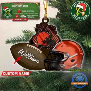 NFL Cleveland Browns Football Helmets Christmas Gift Tree Decorations Home Decor Ornament