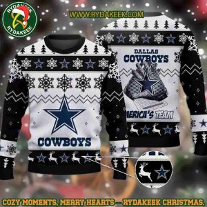 NFL Dallas Cowboys America’s Team Christmas Ugly Sweater For Family Memories And Xmas Gift