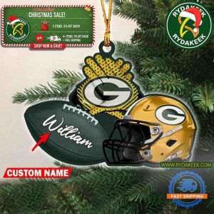 NFL Green Bay Packers Football Helmets Christmas Gift Tree Decorations Home Decor Ornament