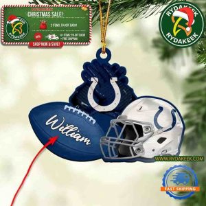 NFL Indianapolis Colts Football Helmets Christmas Gift Tree Decorations Home Decor Ornament