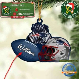 NFL New England Patriots Football Helmets Christmas Gift Tree Decorations Home Decor Ornament