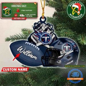 NFL Tennessee Titans Christmas Tree Football Helmets Christmas Gift Tree Decorations Home Decor Ornament