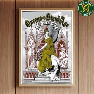 Queens Of The Stone Age San Francisco November 10 2025 at the Louise M Davies Symphony Hall The Catacombs Tour Home Decor Poster Canvas