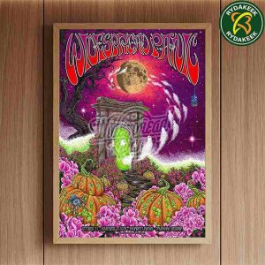 Widespread Panic Savannah Georgia 2025 Event Poster By Nathaniel Deas At Enmarket Arena On Oct 31-Nov 1 Home Decor Poster Canvas
